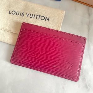 LOUIS VUITTON EPI CARD HOLDER- SOLD OUT COLOR